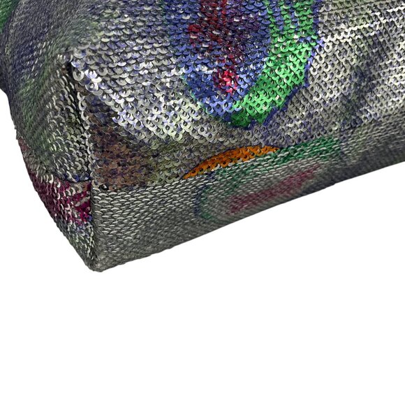 Loewe x Paula's Ibiza Flamenco Mini Sequin Clutch Bag - Picture 7 of 13